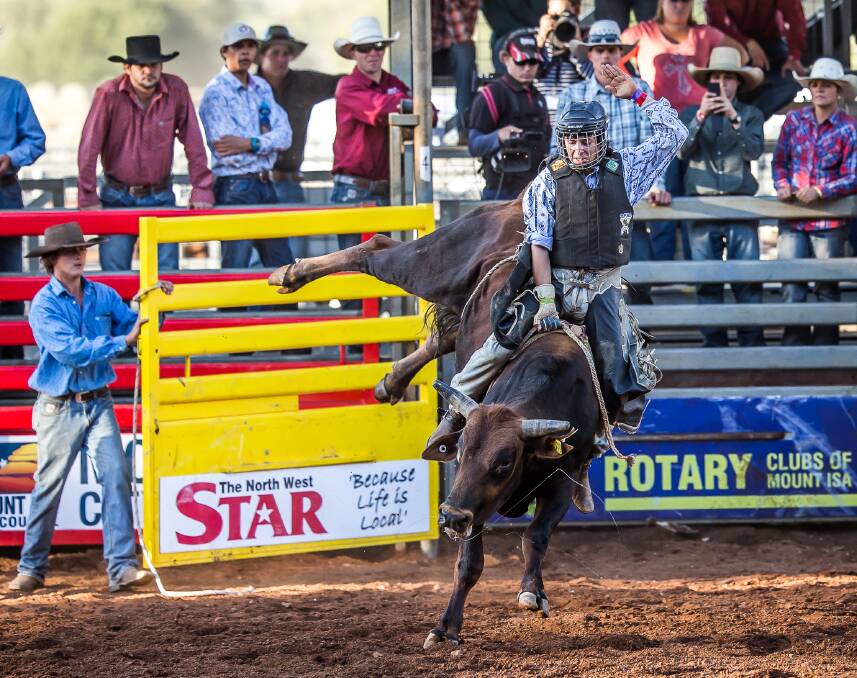 RODEO: Mount Isa Rotary Rodeo last year. Photo: Supplied
