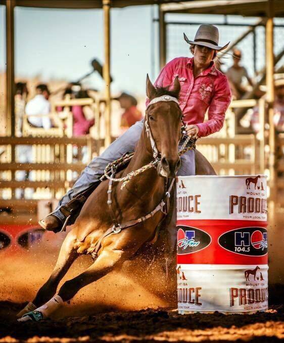 FOLLOWING HER DREAMS: Katy Scott and Banjo head down south to take on the Pro Rodeo circuit. Photo: Supplied