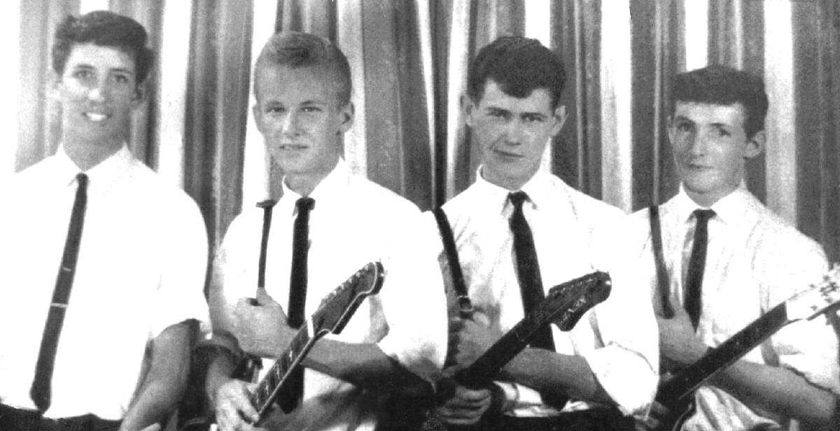 Band: Mike Tracey, Boris Stepanov, Oete Sanders and Ken Swan - The Midnighters circa 1964. Photo: Supplied.