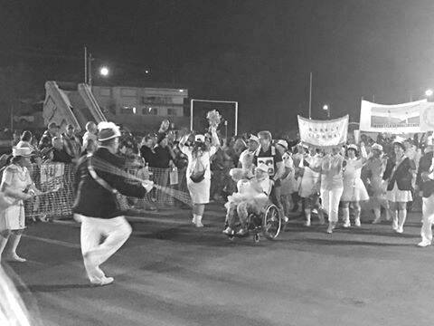 Enjoying the event: Mount Isa School Friends parade in Mardi Gras circa 2015. Photo: Supplied.