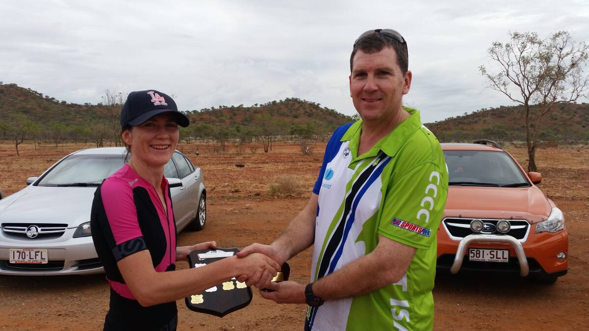 Clare Lehmann was happy to win the Scarborough Family Shield over 30 km.
