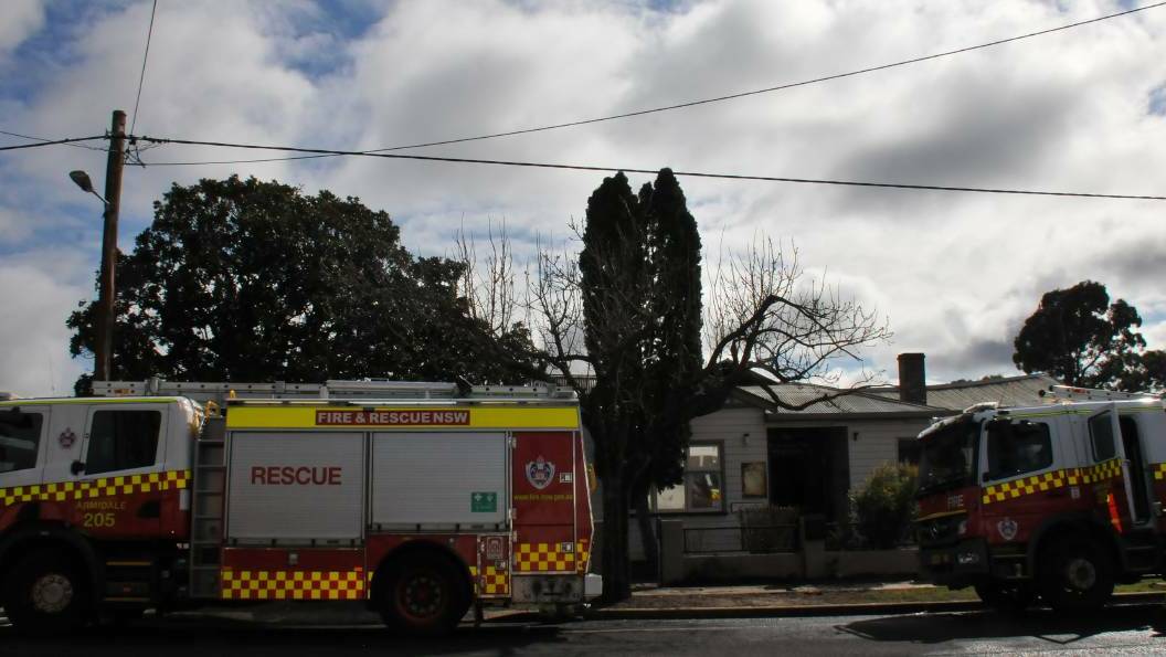 Emergency crews were called to the Armidale Club at 5:30am.