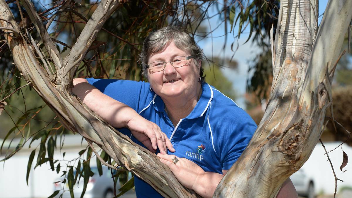 Rural Adversity Mental Health Program co-ordinator Di Gill used social media to spread positive messages during the Lachlan River floods.