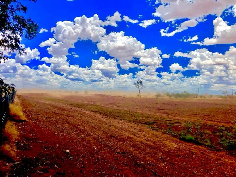 PHOTO OF THE WEEK: This amazing shot is from Fiona Nott, showing the contrasting bright blue skies with the red dirt and desert of North West Queensland. 