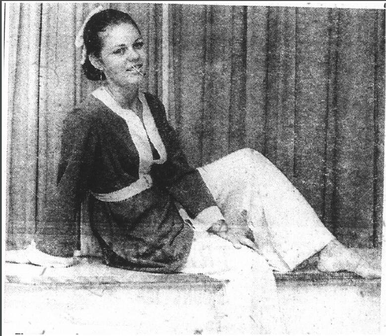 STYLES CHANGING: Doris Piper’s photograph, for Beverlees Frock Salon, of model in judo-style pyjamas early 1970s, a more relaxed style. Picture: Supplied. 
