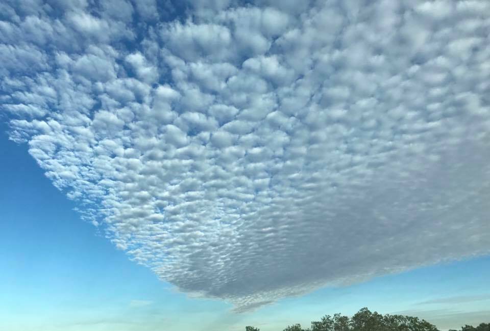 UP IN THE AIR: Fantastic cloud formations from Ianii Threetrailer. 
Picture: Supplied. 