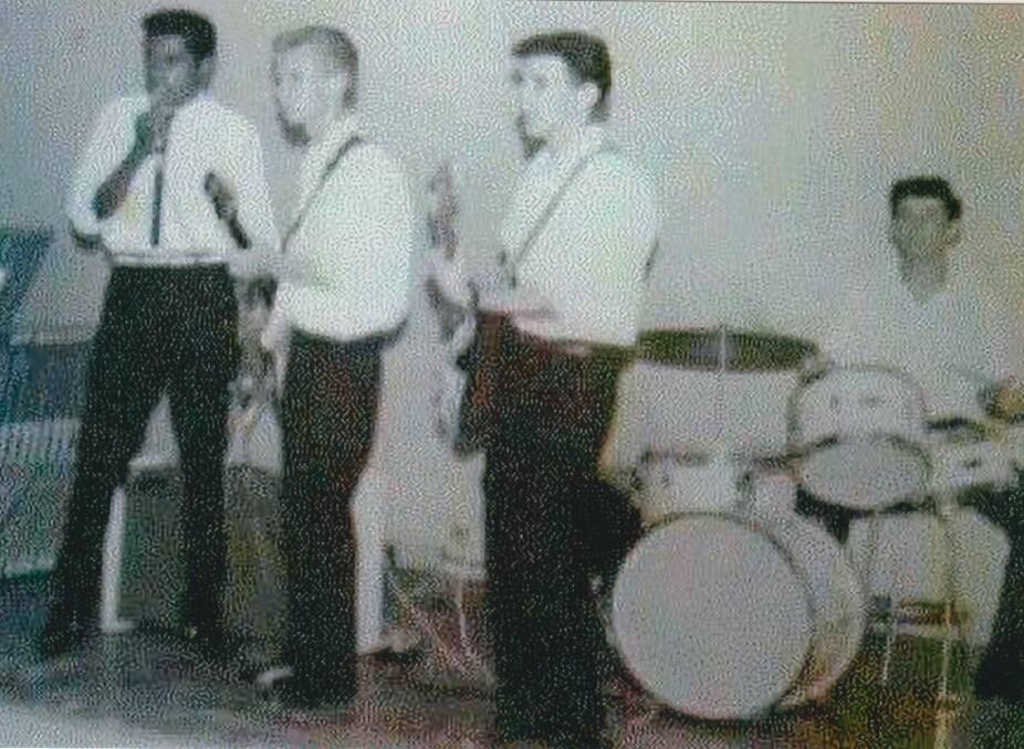 ROCK SCENE: An early performance from Johnny Lui and The Midnighters, who were one of the bands that played in Mount Isa during the 1960s. Picture: Supplied. 