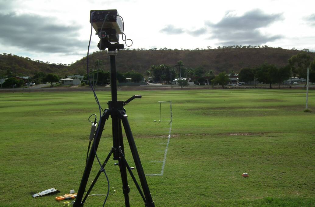 The new camera equipment for Mount Isa athletics. Picture: Supplied. 
