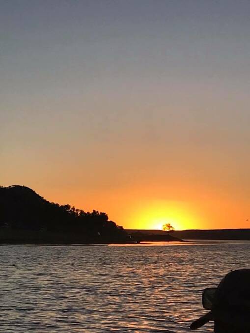 STUNNING SUNSETS: Alecia Wandel took this lovely shot last weekend at the lake. Picture: Supplied. 