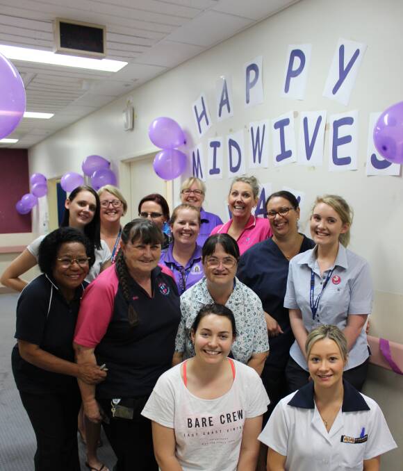 TIME TO CELEBRATE: Mount Isa midwives celebrated their career and hard work on Thursday as part of International Midwives Day. Photo: Samantha Walton.