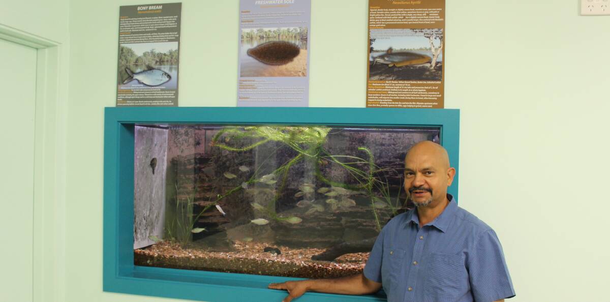 LEARNING RESOURCES: George Fortune is proud to announce the new interpretive display at the Mount Isa Fish Stocking Group hatchery. 