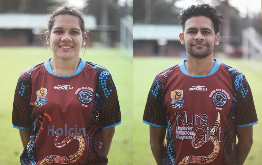 SUCCESSFUL: Mount Isa soccer players Regan Rankine and Jayden Dempsey were selected to represent Australia in New Zealand in January 2018. Photo supplied.