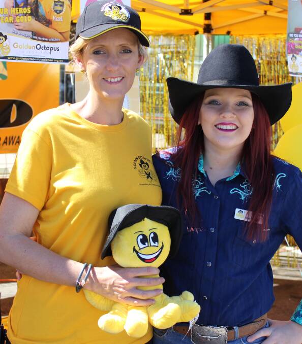 GOLD: The Buffs Club marketing manager Mel Atherinos and Golden Octopus Foundation founder Keely Johnson. Photos: Samantha Walton.