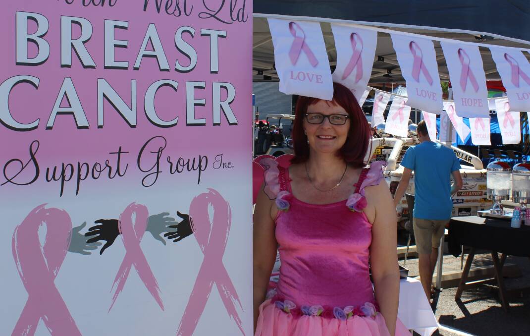 Juanita Godwin with Mount Isa and North West Queensland Breast Cancer Support Group.