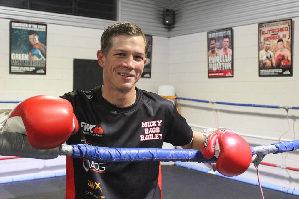 READY: Mount Isa professional boxer, Michael Bagley, 31, will travel to Brisbane for the Remembrance Day Rampage. Photo: Samantha Walton.
