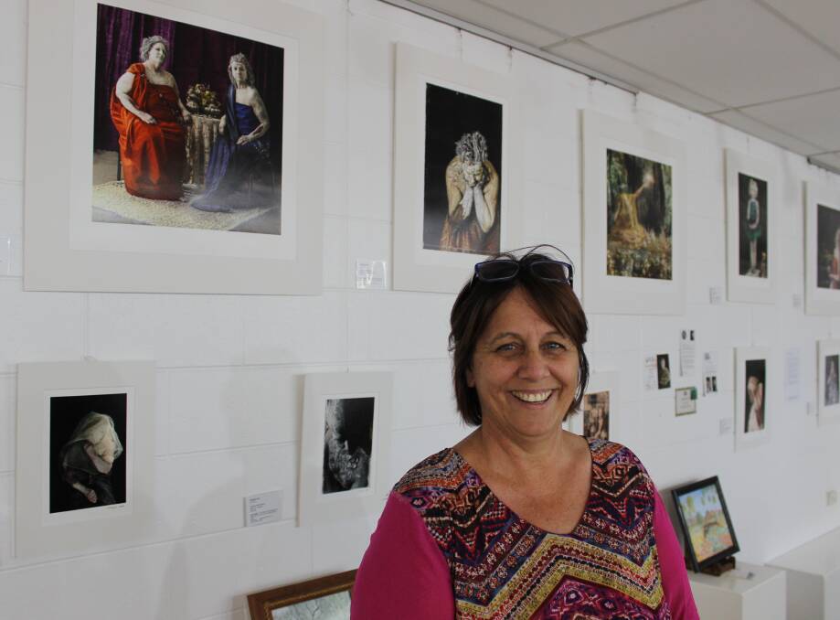 BRONZE AWARD: Mount Isa artist, Marjorie Lord, is a unique artist who uses her camera as a brush in her artwork. Photo: Samantha Walton.