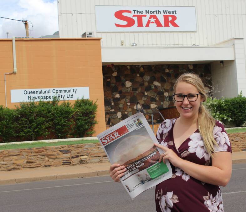 FAREWELL: Senior Journalist, Samantha Walton, leaves the North West Star on 12 months maternity leave.