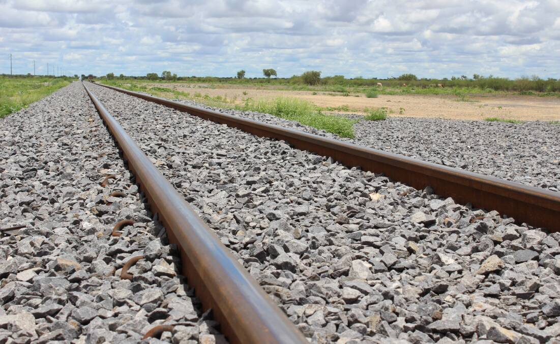 MAINTENANCE: Queensland Rail line was replaced last year after the derailment on Garomna Station. Photo: Samantha Walton.