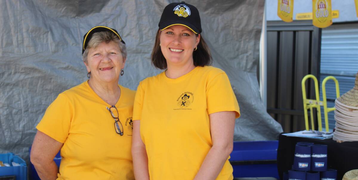Debbie Grant and Lyndsay O'Riley hosting a stall at the Show and Shine on Sunday.