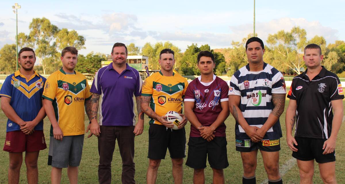 SEASON READY: Damien Lewis from Lewie Fire Protection will be the major sponsor for the 2016 Mount Isa Rugby League season. Photo: Samantha Walton.