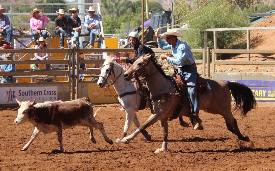 RODEO CAPITAL: Mount Isa's up-and-coming competitors will have the opportunity to seek experienced advice and demonstrations at a Beginners Roping Day on Saturday. Photo: Samantha Walton.
