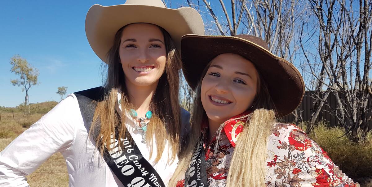 ROYALTY: Curry Merry Muster Queen Quest Entrants Kate Taylor and Emma Scott have completed judging and await results that will be announced on August 4.