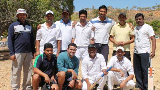 The Isa Challengers when they entered their team in the Bell & Moir Cricket Competition two years ago.