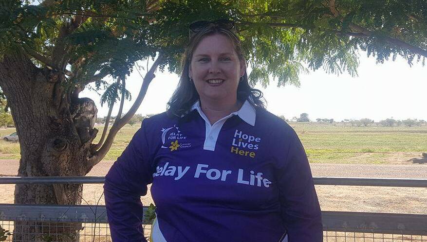 LOCAL HERO: Hughenden's Andrea Creagh named Face of the Cancer Council Queensland Relay For Life. Photo supplied.