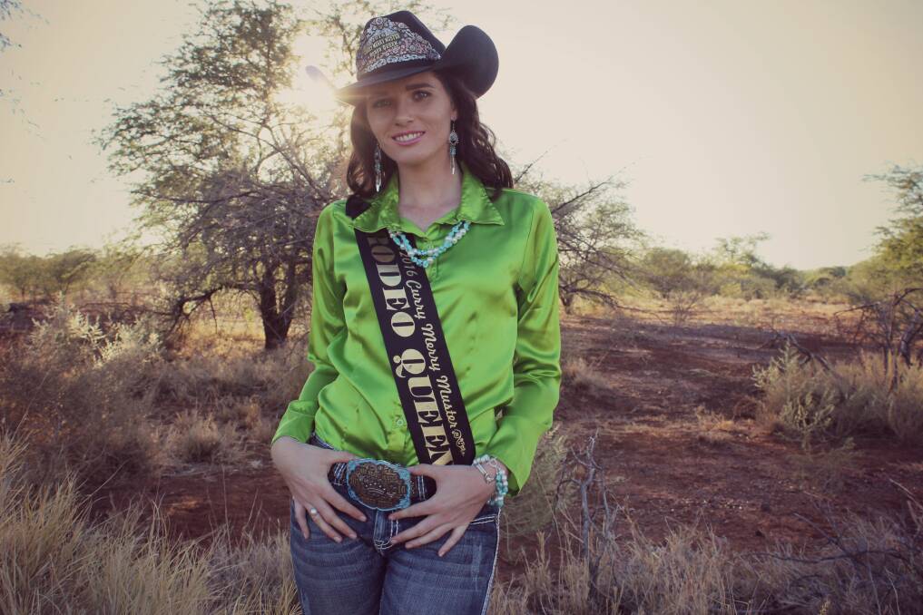 QUEEN RETURNS: 2018 Miss Rodeo Australia entrant Kate Taylor will represent Curry Merry Muster Festival at Warwick in January. Photo: Samantha Walton.