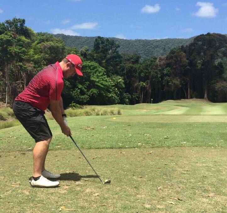Chris Thinee won the first Summer Competition event at Mount Isa Golf Club last Saturday. Here he is pictured at Paradise Palms Golf Course in Cairns, representing Mount Isa at the Holden Scramble Regional Final.