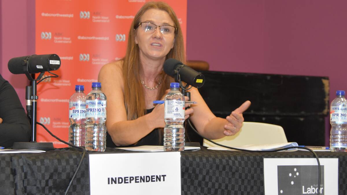 PROMISES: Labor candidate for Traeger, Danielle Slade, commits to $1.7 million of funding for the expansion of the Deadly Choices Healthy Lifestyle Program. Photo Esther McIntyre.