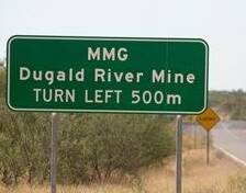 Dugald River is on track for first production in 2018, says MMG.