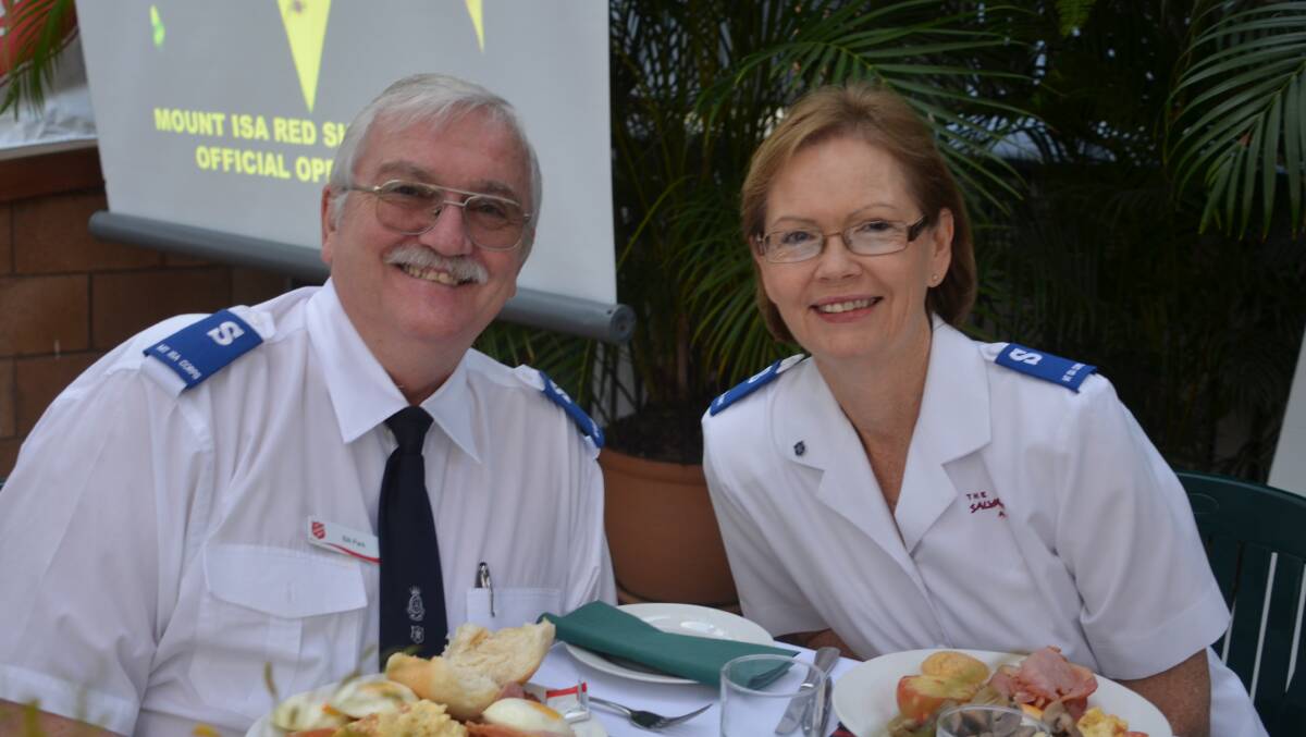 BREAKFAST BRIEF: Bill and Diane Park attended the Salvation Army launch of the Red Shield Appeal on Saturday. See page 12 for more photos of the day.