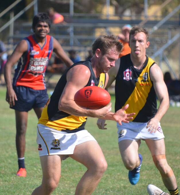 Action from the Tigers v Young Guns game last Saturday.