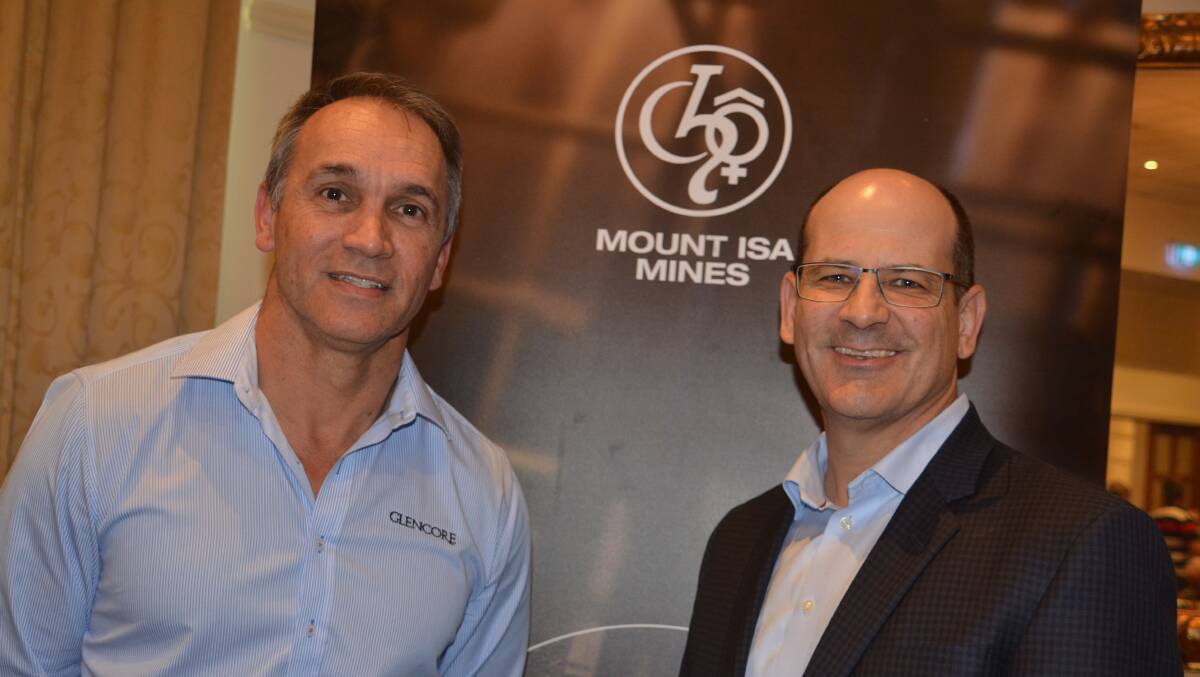 Glencore senior managers Mike Westerman and Greg Ashe provided the update in Mount Isa on Tuesday.