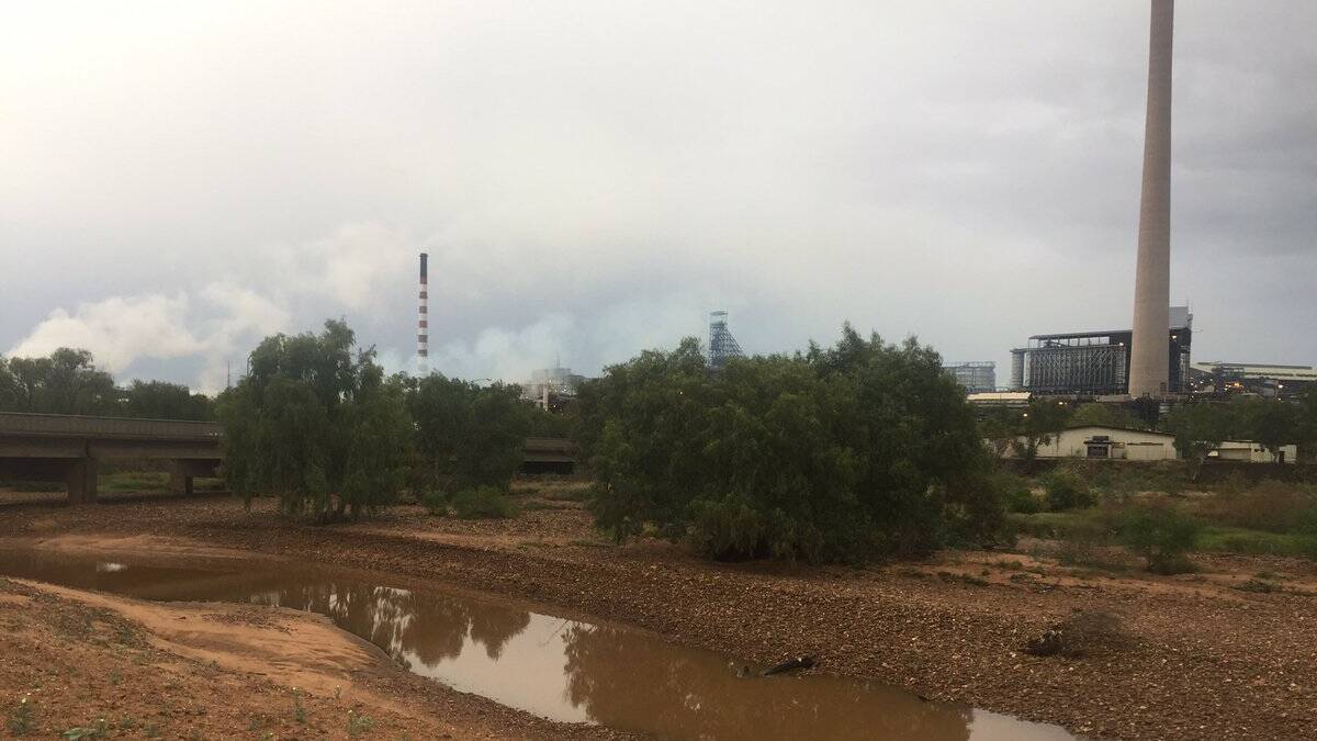 WET DAY: Cloudy conditions in Mount Isa on Tuesday morning. Photo: Derek Barry