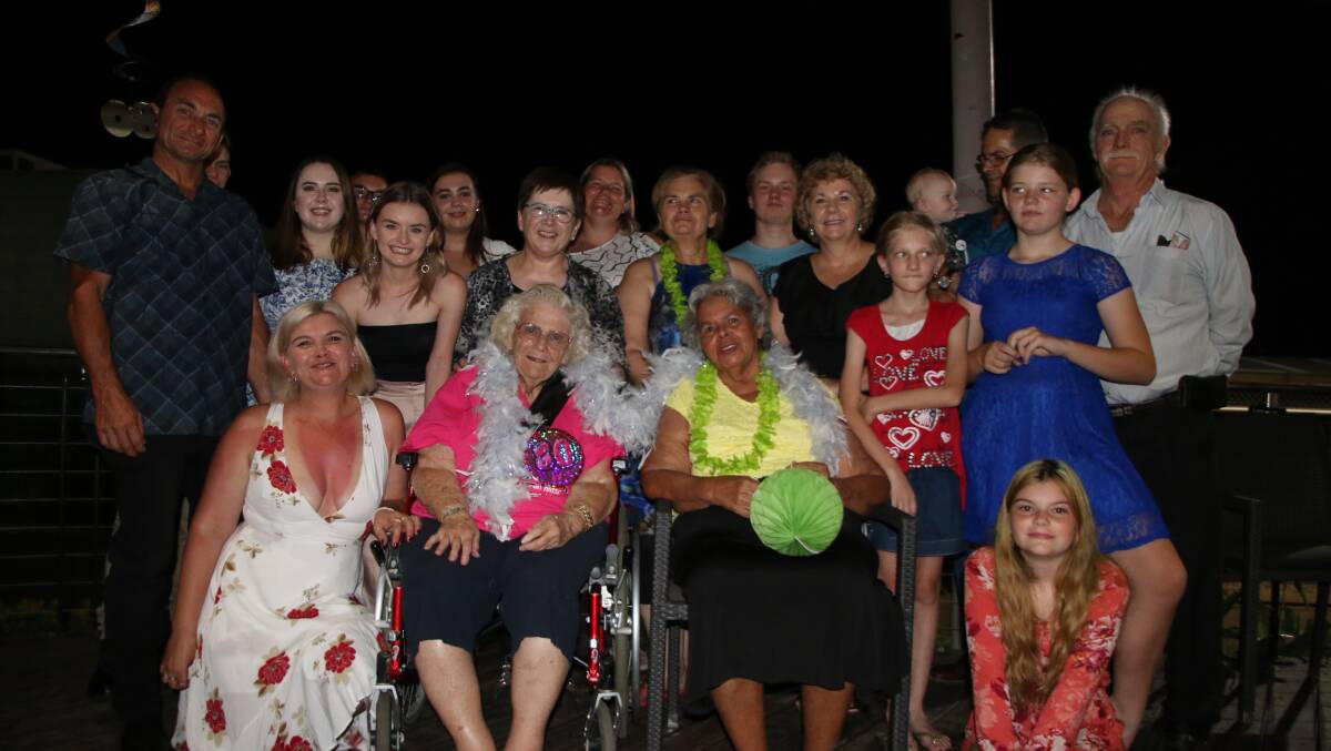 CELEBRATION: Family and friends of Eileen Killeen gather for her 80th birthday at the Buffs Club. Photo: contributed