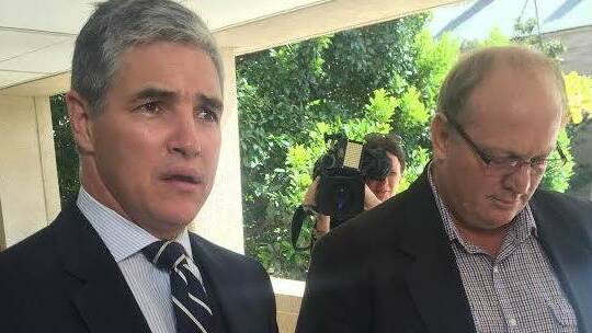 Robbie Katter and Shane Knuth are unhappy the LNP won't join them in blocking the budget.