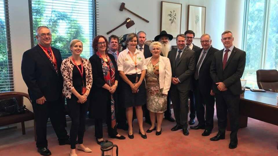 ON TRACK: The Parliamentary Friends of the Outback Way met in Canberra on Monday.