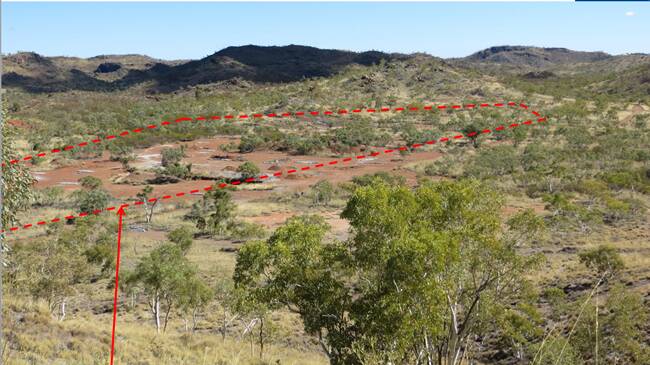 Outline of the Greenmount resource now purchased by Moly Mines.