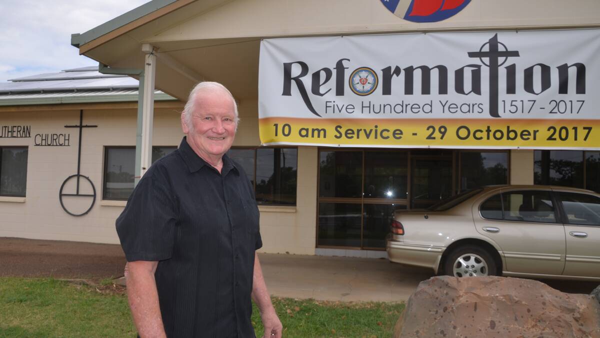 MARTIN LUTHER: Pastor Lauri Iso-Aho will lead a Sunday service on the 500th anniversary of the Reformation at St Paul's Lutheran Church, Mount Isa. Photo: Derek Barry