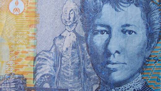 Dame Mary Gilmore, whose face adorns the $10 note, is buried in Cloncurry.