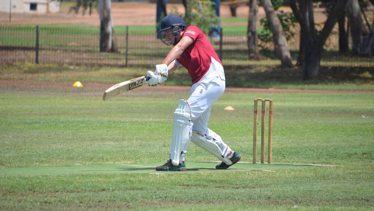 Billy Baillie (seen here versus Black Stars on Saturday) and Townview are the next opponents to visit Cloncurry this weekend.
