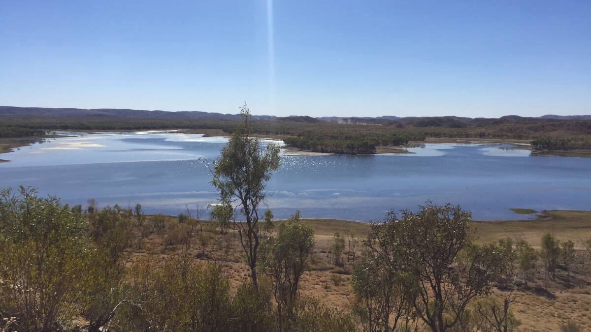 Lake Moondarra is currently at around one third of its full capacity due to the lack of recent rains.