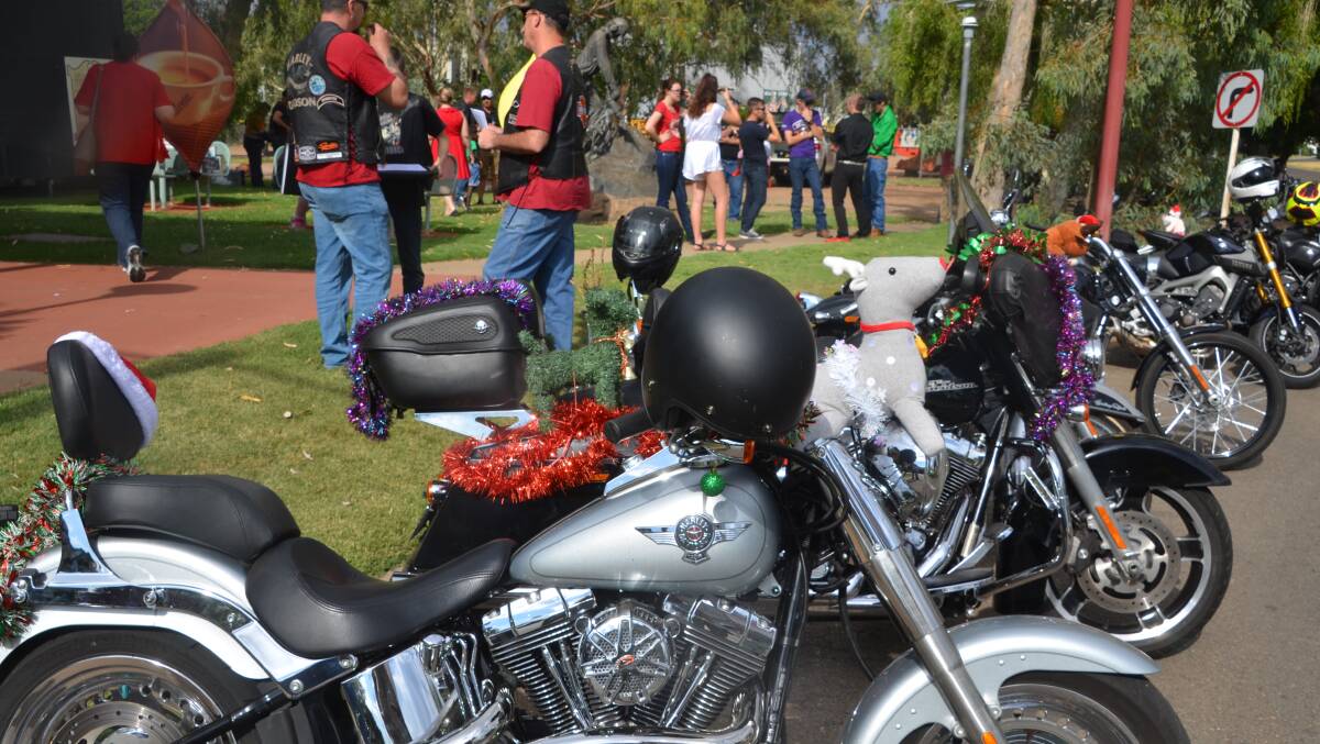 YULE FUEL: The annual Mount Isa Harley Owners Group Annual Toy Run is on this Saturday, November 18. Photo: Derek Barry