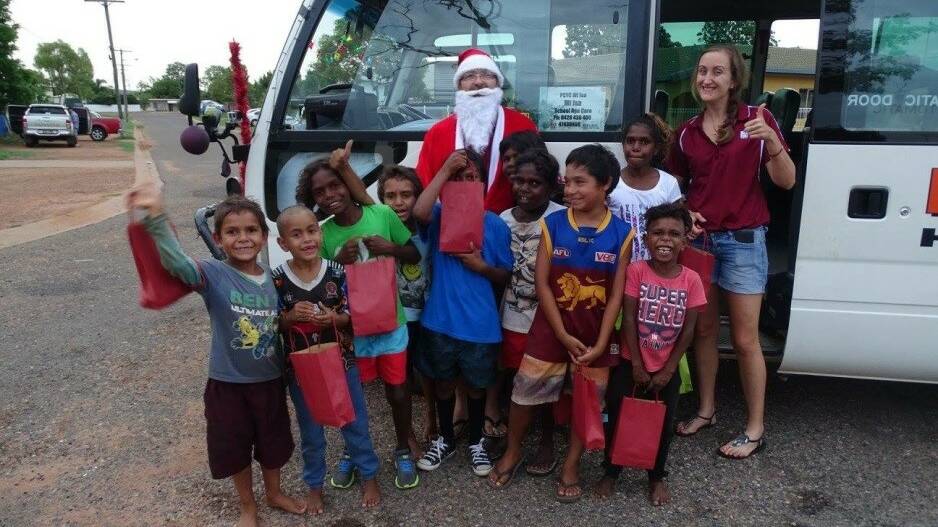 The PCYC and Santa spread festive cheer at Mount Isa.