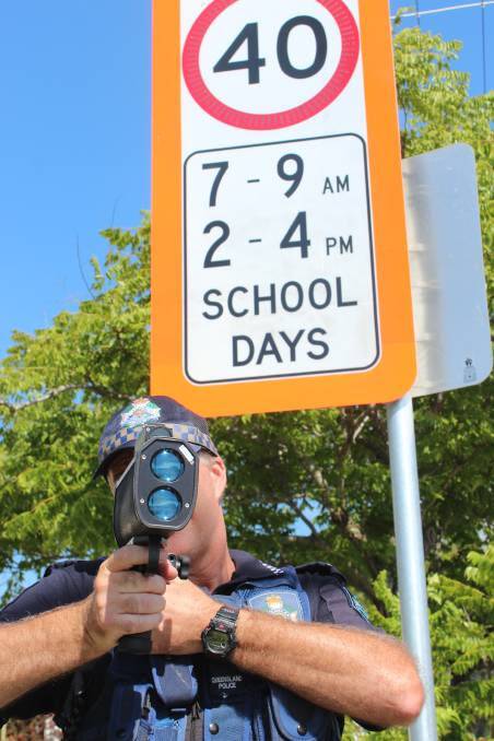 Police are now out in force enforcing speed limts in school zones.