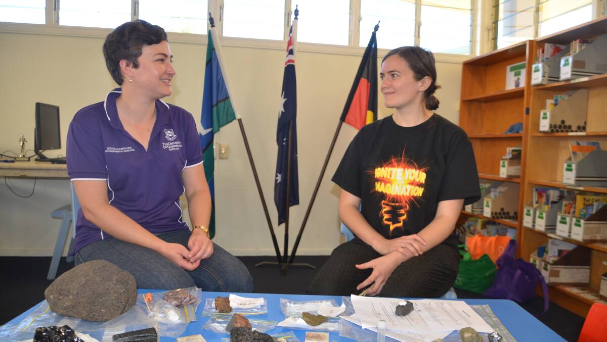 Dr Emma Gagen and Dr Angela Daly in Mount Isa.