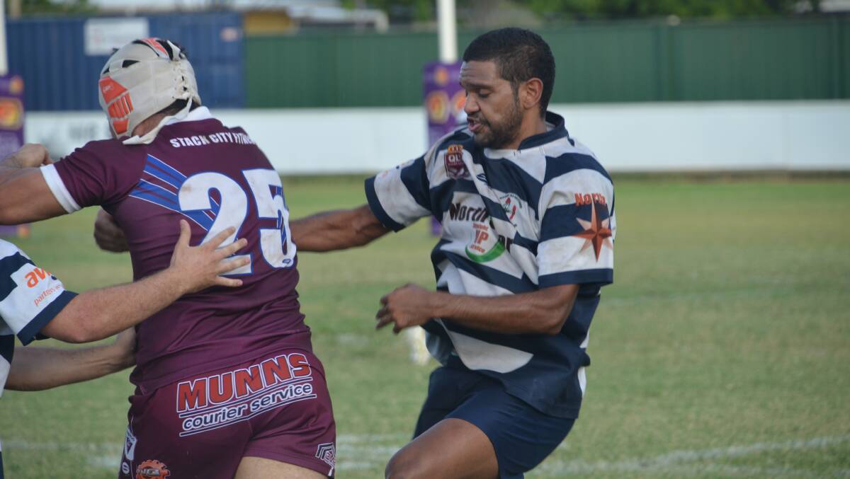 Action from last week's game between Town and Brothers.