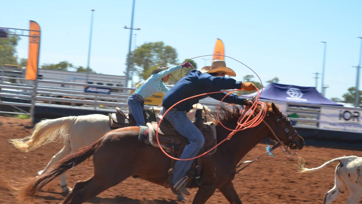 ROPE 'EM: The Merry Muster returns to the Cloncurry Equestrian Centre for 2017 in the first weekend of August. Photo: Derek Barry